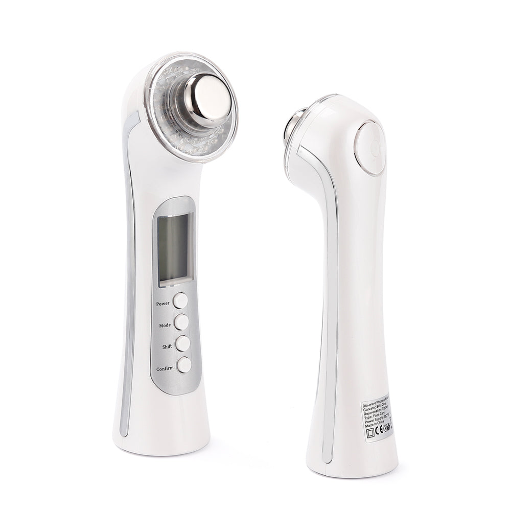 Ultrasonic Deep Cleaning Device Facial Lifting Massager 3 Colors LED Light