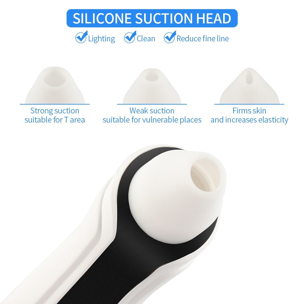 Blackhead Remover 3 Silicon Head Nose Face Deep Pore Cleaner