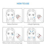 Multifunction LED High Vibration EMS Heating Eyes Face Massager