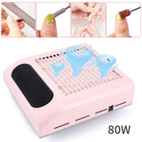 80W Nail Dust Suction Dust Collector Fan Vacuum Cleaner