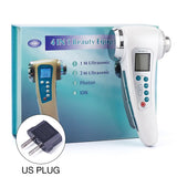 Ultrasonic Face Massager LED Light Facial Skin Care Tools