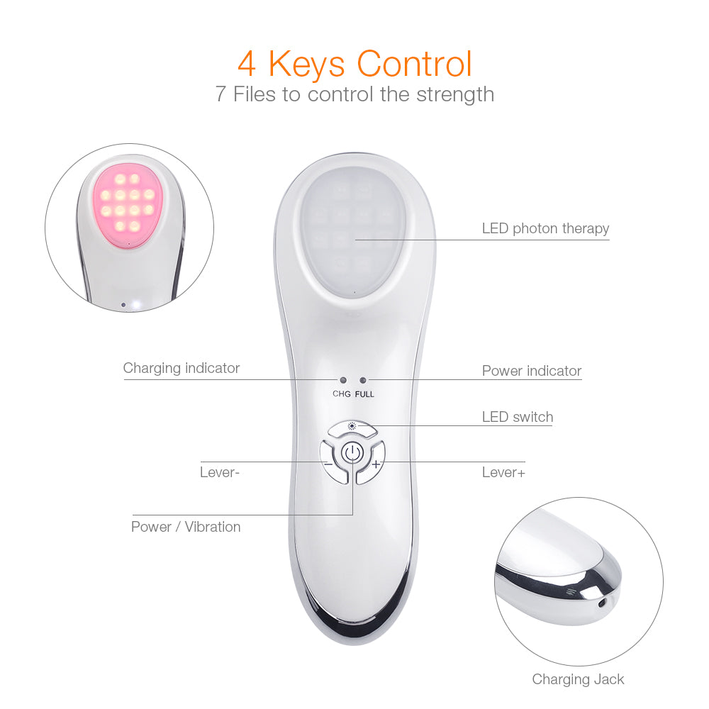 Multifunction LED Photon Therapy Beauty Device