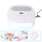 Nail Lamp With Fans Nail Dust Collector Manicure