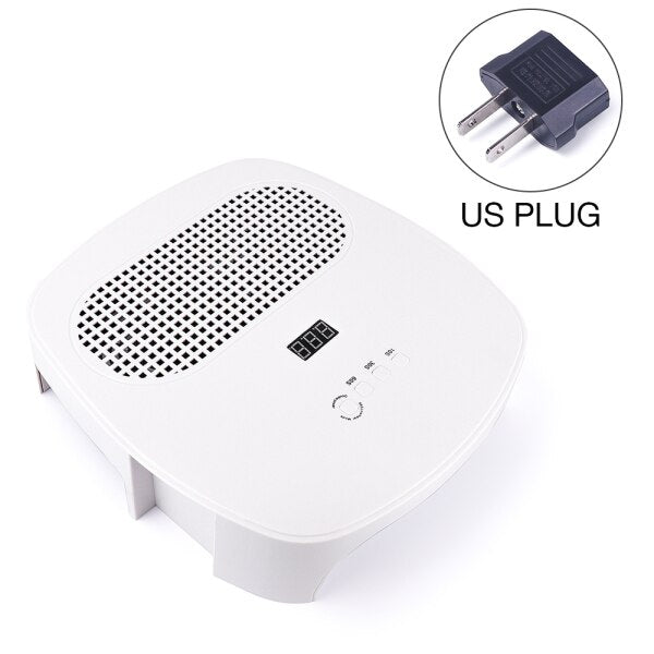 Nail Lamp With Fans Nail Dust Collector Manicure