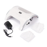 80W LED Nail Lamp Dryer With Fan Vacuum Cleaner Machine