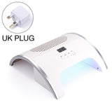 80W LED Nail Lamp Dryer With Fan Vacuum Cleaner Machine