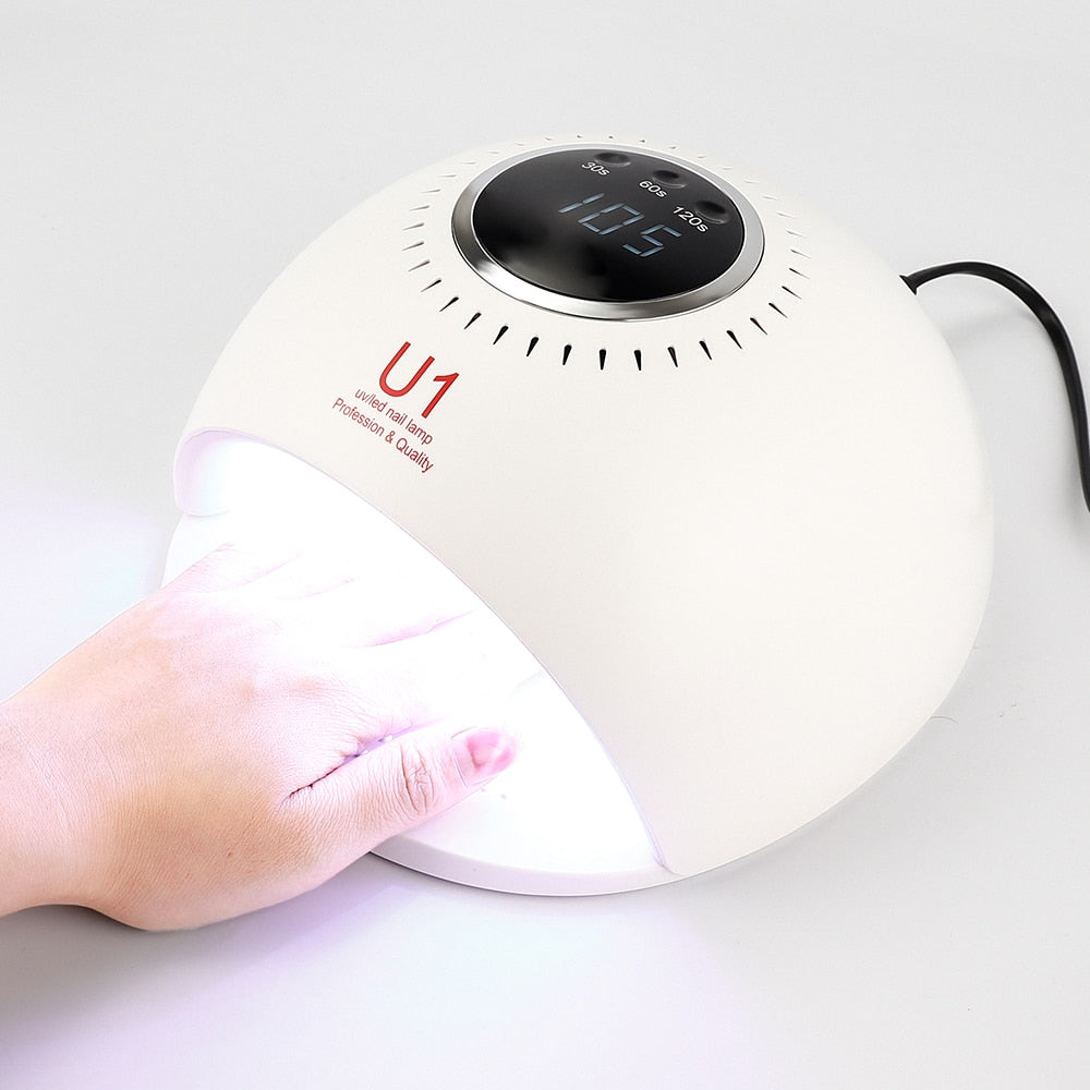 LCD Display Nails Dryer UV LED Nail Lamp 84W