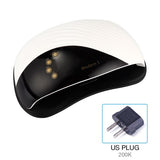 120W UV LED Lamp Nail Machines Timer Smart For Manicure Tools