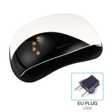 120W UV LED Lamp Nail Machines Timer Smart For Manicure Tools