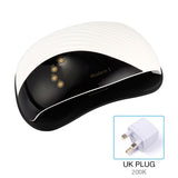 120W UV LED Lamp Nail Machines Timer Smart For Manicure Tools