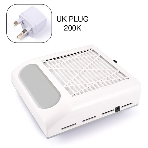 80W Nail Dust Suction Dust Collector Fan Vacuum Cleaner