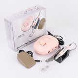 Pink Nail Drill Manicure 35000 RPM 20W Electric Nail Drill Machine