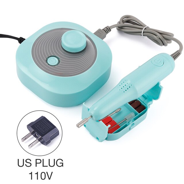 25000 RPM Electric Nail Drill Bits Set Nail Art Equipment Manicure