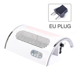 Nail LED UV Lamp Vacuum Cleaner Suction Dust Collector