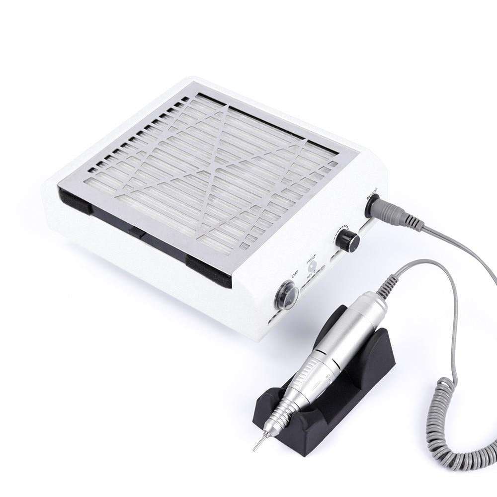 40W 45000RPM Electric Nail Dust Collector Manicure Machine