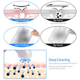 Ultrasonic Deep Cleaning Device Facial Lifting Massager 3 Colors LED Light