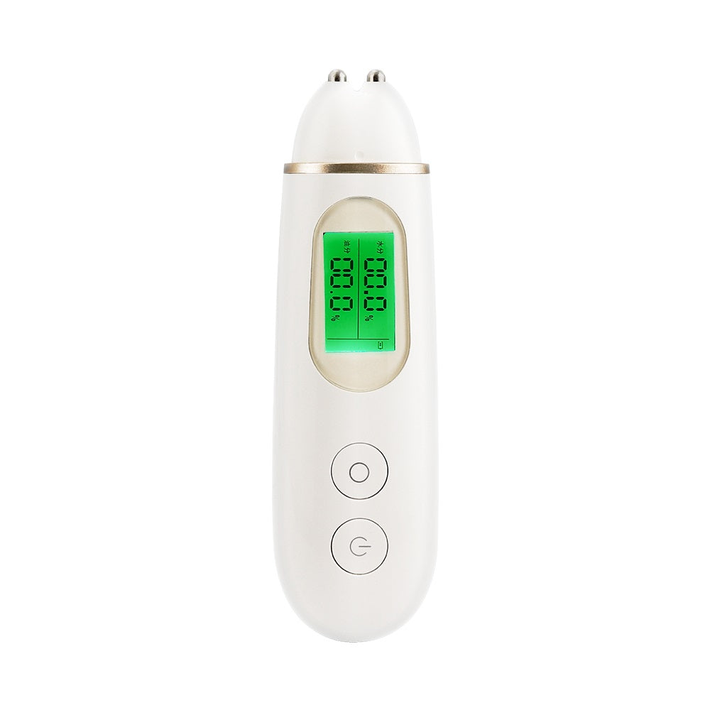 Skin Moisture Tester Digital Display Facial Skin Moisture Oil Analyzer