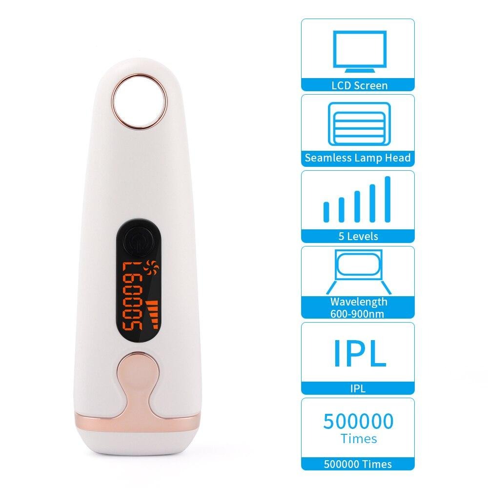 Flash IPL Laser Hair Removal Machine Painless Epilator Device