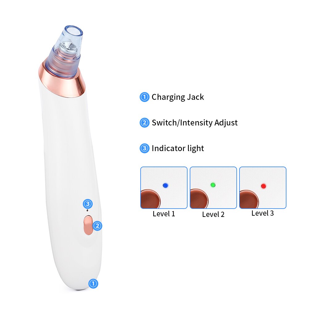 Pore Cleaner Electric Micro Crystalline Blackhead Remover