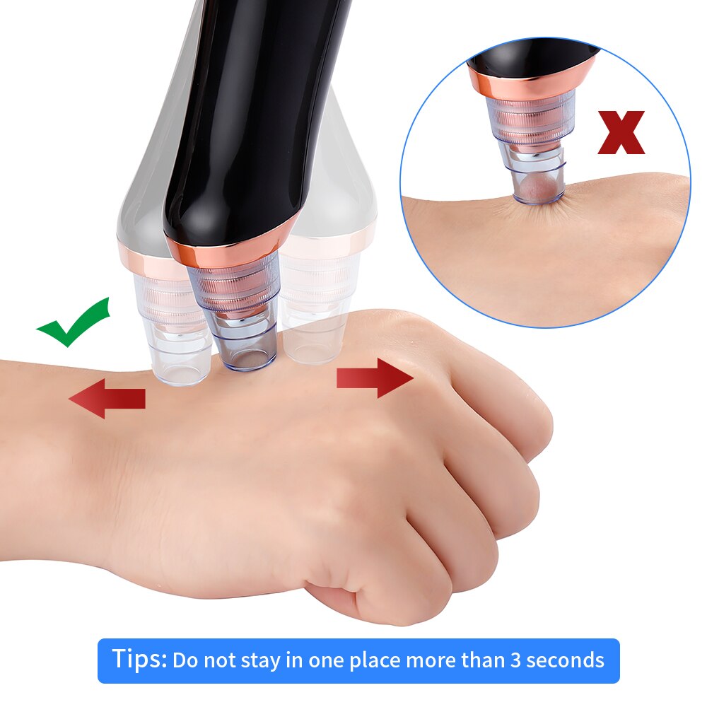 Pore Cleaner Electric Micro Crystalline Blackhead Remover