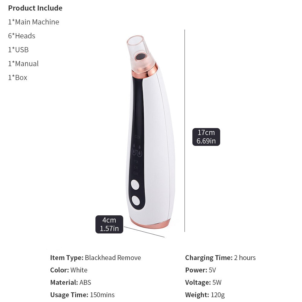 Blackhead Remover Strong Vacuum Tools