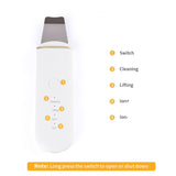 Rechargeable Ultrasonic EMS Skin Scrubber Facial Care