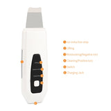 USB Ultrasonic Ion Skin Scrubber Deep Face Pore Cleaning Machine