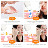USB Ultrasonic Ion Skin Scrubber Deep Face Pore Cleaning Machine