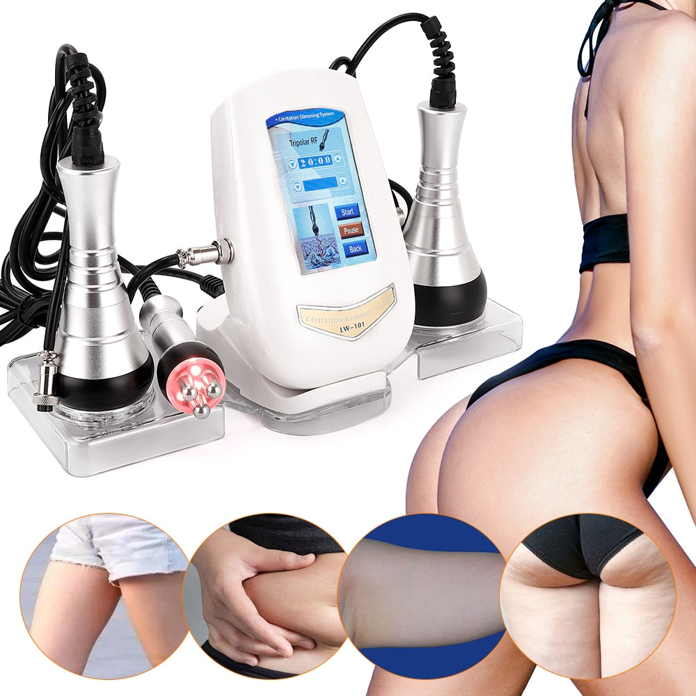 40K Cavitation Ultrasonic Weight Loss Beauty Machine RF Slimming Fat Remove