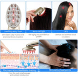 LED Red Light Vibration Massage Hair Care Brush