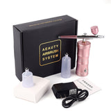 Mini Air Compressor Kit Air-Brush Paint Spray Airbrush
