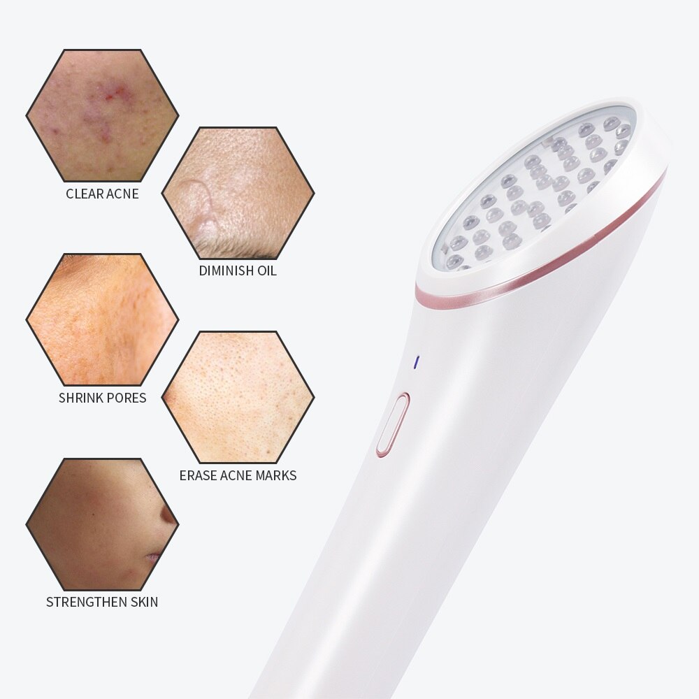 LED Photon Skin Wrinkle Removal Cleaning Tools