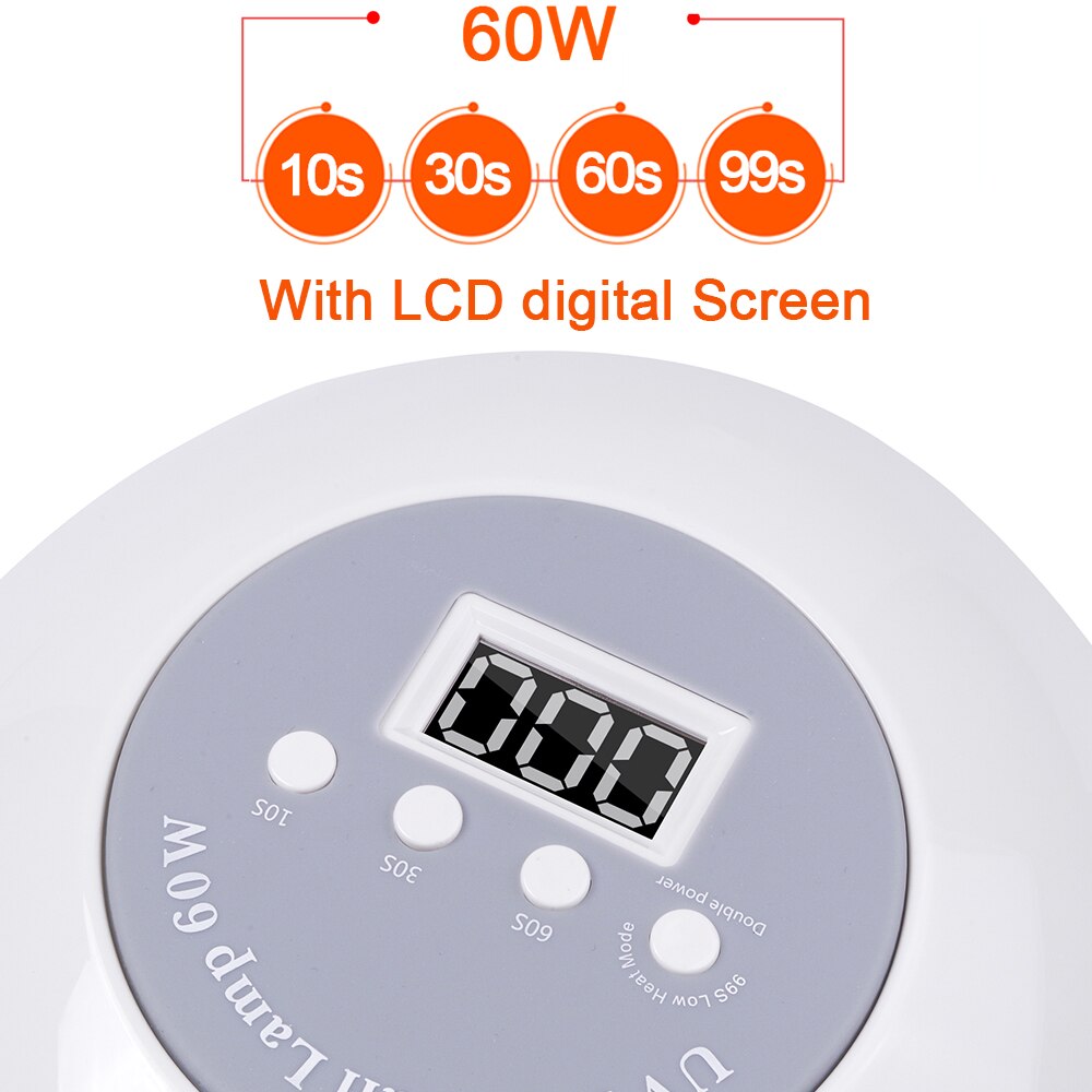 Low Heat UV LED Gel Nail Lamp Dryer Machine