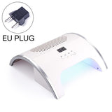 80W LED Nail Lamp Dryer With Fan Vacuum Cleaner Machine