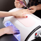Nail LED UV Lamp Vacuum Cleaner Suction Dust Collector