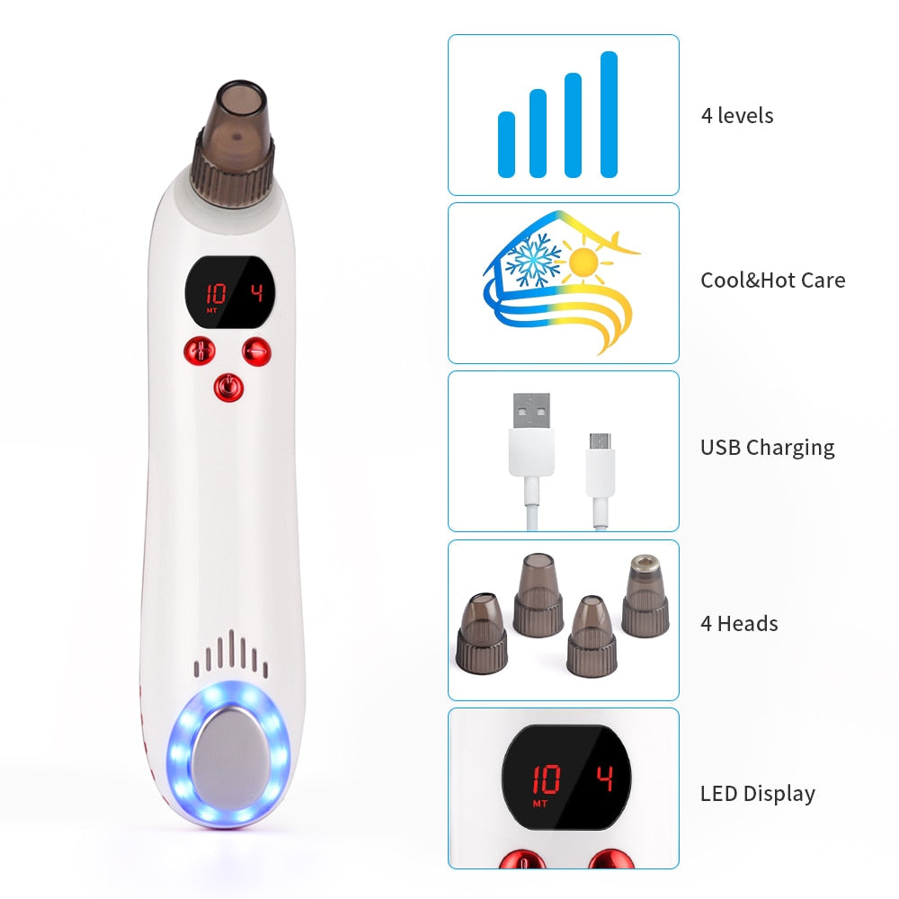 Rechargeable Vacuum Pore Cleaner Blackhead Acne Removal