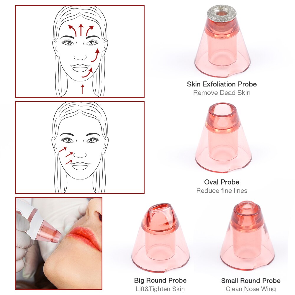 Wireless Blackhead Vacuum Pore Acne Pimple Remover Wireless Charge
