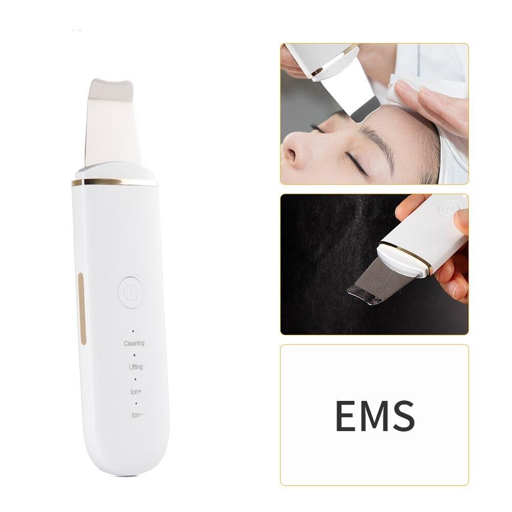 Rechargeable Ultrasonic EMS Skin Scrubber Facial Care