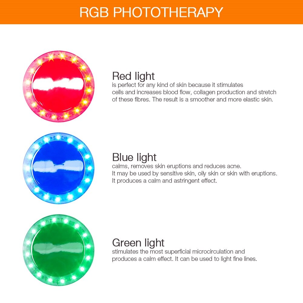 RGB Phototherapy Ultrasonic Ion Photon Body Slimming Shaper Beautiful Instruments